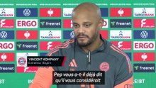 Kompany reste totalement focalisé sur son club malgré les propos de Guardiola