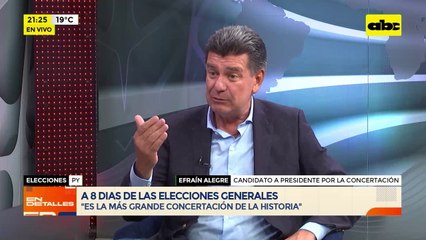 Efraín Alegre: ‘’Nosotros somos la seguridad para recuperar el verdadero Paraguay’'