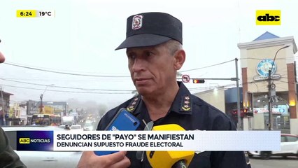 Video: Policía despejó avenida Eusebio Ayala
