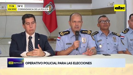 Video: Operativo policial para las elecciones