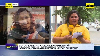 Video: Se suspende inicio de juicio a “Mbururú”