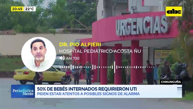 Chikunguña: 50% de bebés internados requirieron UTI