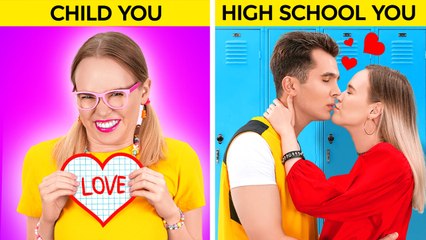 High School You and Child You! Types Of Students, School Hacks and Funny Relatable Moments