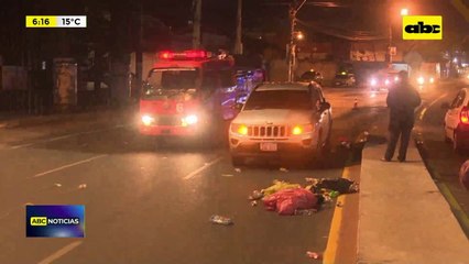 Video: Un reciclador fue atropellado en forma leve