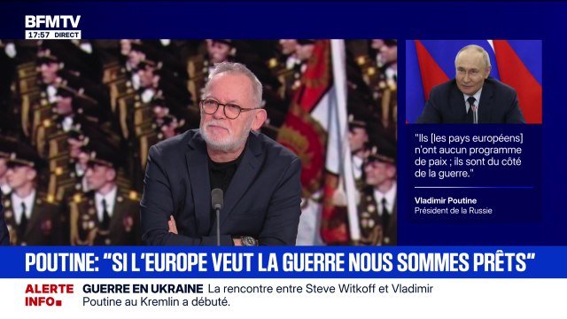 Marschall Truchot : Poutine, si l'Europe veut la guerre nous sommes prêts - 02/12