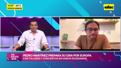 Video: Pedro Martínez prepara su gira por Europa