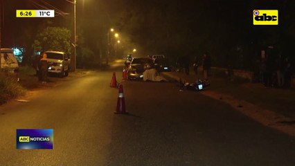 Video: Motociclista falleció tras un choque frontal