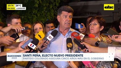 Elecciones Paraguay 2023: Habla Efraín Alegre y reconoce victoria a Peña