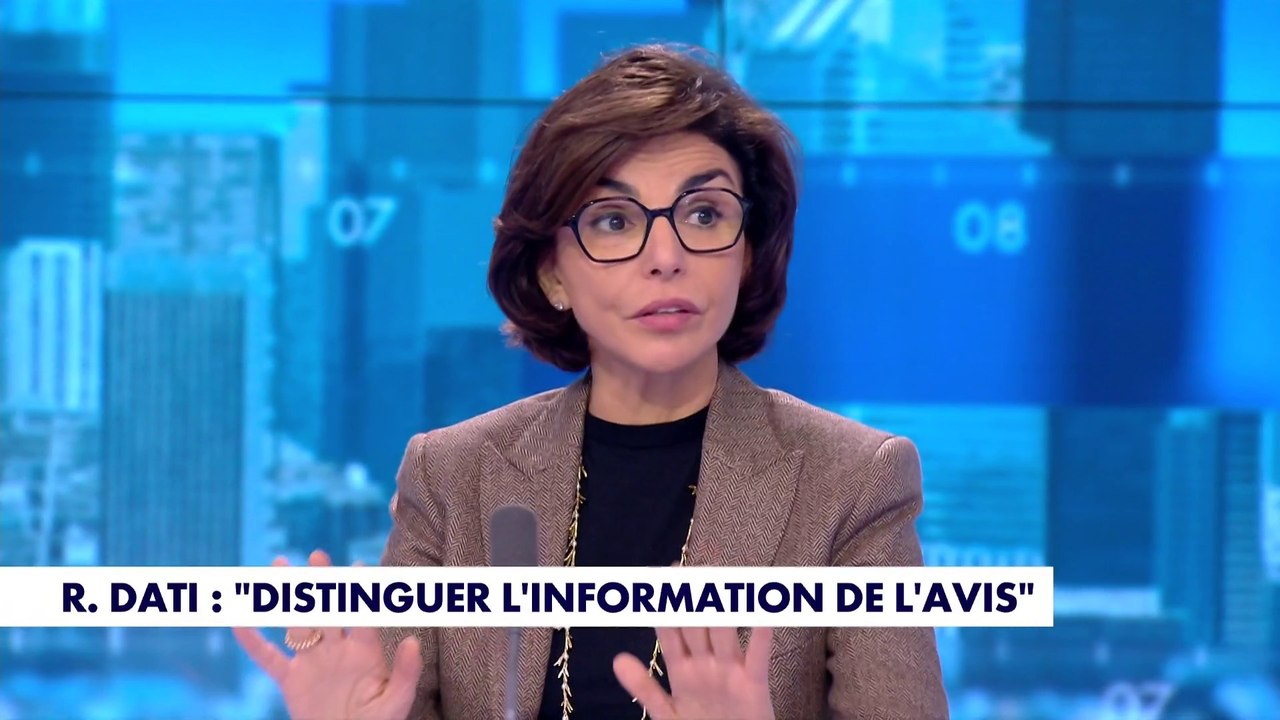 Rachida Dati : «Les médias de droite et de gauche ont tous le même intérêt»
