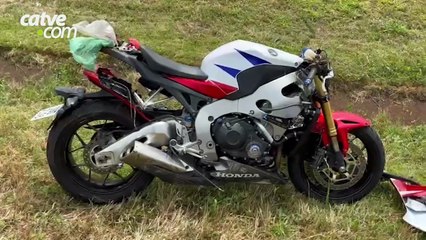 Motociclista fica ferido após queda na BR-163, em Cascavel
