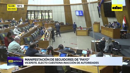 Video: Manifestación de seguidores de “Payo”