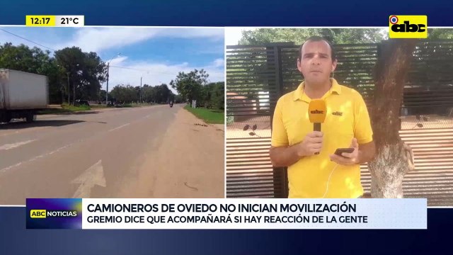Video: Camioneros de Oviedo no inician movilización