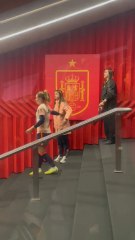 El gesto de Patri Guijarro con Alexia antes del partido vs Alemania