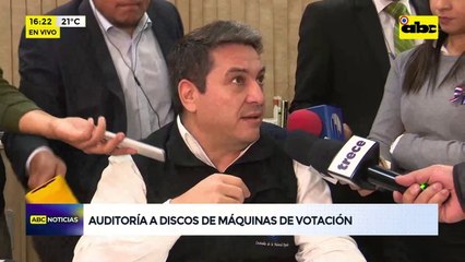 Video: Auditoría a discos de las máquinas de votación