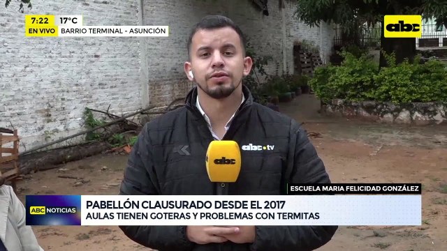 Video: Pabellón de escuela clausurado