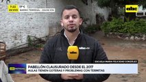 Video: Pabellón de escuela clausurado
