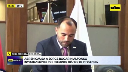 Video: Abren causa a Jorge Bogarín Alfonso