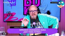 Duka apuró en vivo a Jonathan Viale