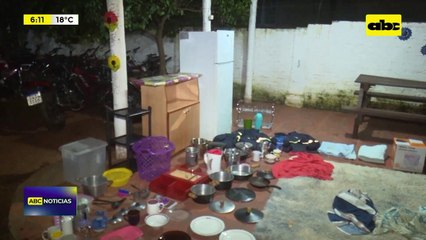 Video: Vaciaron una casa en ausencia del propietario