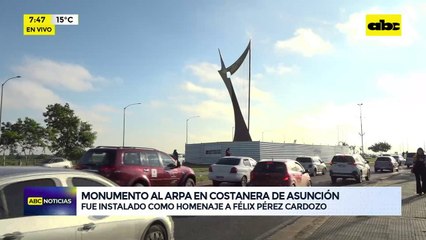 Video: Monumento al arpa paraguaya en la Costanera