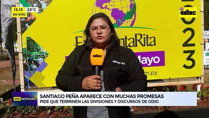 Video: Santiago Peña aparece con muchas promesas