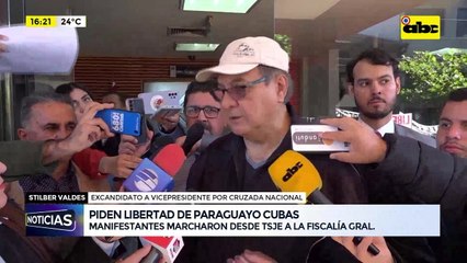 Video: Piden libertad de Paraguayo Cubas