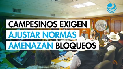 Campesinos exigen ajustar normas hídricas y amenazan con bloqueos