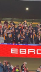 El rey, Felipe VI, y Louzán, no han querido perderse la Final de la Nations League