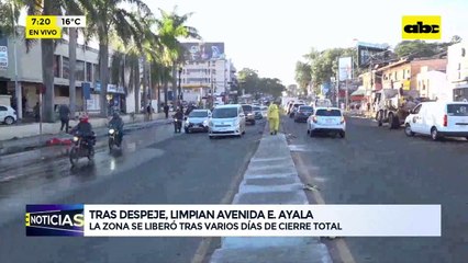 Video: Avda. Eusebio Ayala ya se encuentra despejada