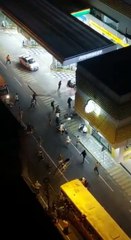 Momento Del Enfrentamiento Sobre La Calle Brasil Esquina Cerro Corá