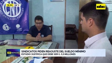 Video: Sindicato piden reajuste del sueldo mínimo