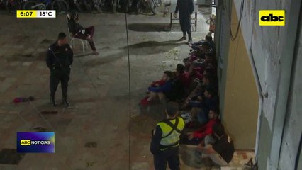 Video: Unos 24 hinchas de Cerro Porteño detenidos