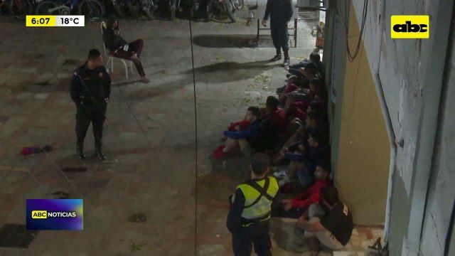 Video: Unos 24 hinchas de Cerro Porteño detenidos