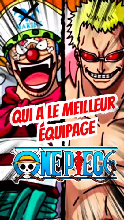 Qui a le meilleur équipage dans ONE PIECE entre momodeste et moi