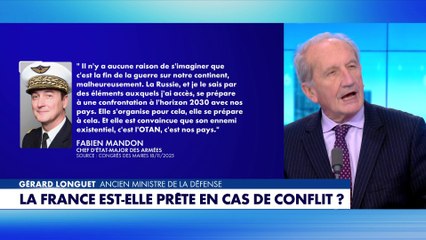 Gérard Longuet : «Les armées européennes sont plus fortes que la Russie»