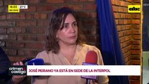 Video: José Peirano ya está en la sede de la Interpol