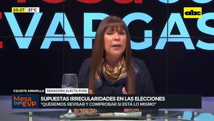 Celeste Amarilla: “No todas las mesas entregaron su sobre 4, me dijo César Rossell”