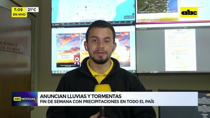 Video: Anuncian lluvias y precipitaciones para todo el país