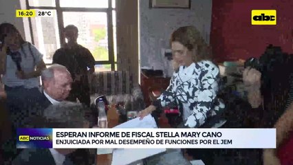 Video: Esperan informe de fiscal Stella Mary Cano