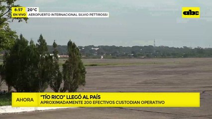 Video: “Tío Rico” llegó al país tras ser extraditado desde el Brasil