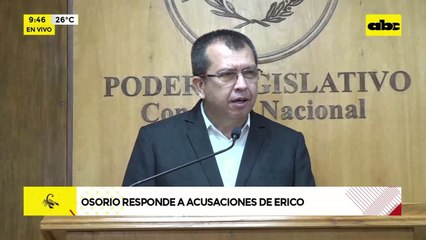Video: Osorio responde a acusaciones de Erico