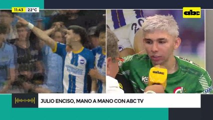 Julio Enciso Y El Mano A Mano Con Abctv La Experiencia En El Brighton Y La Anécdota Antes Del Debut