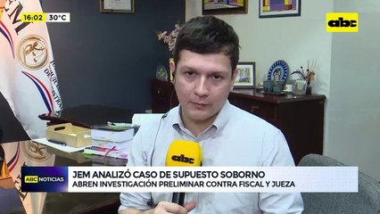 JEM: Abren investigación preliminar contra fiscal y jueza por supuesto caso de soborno