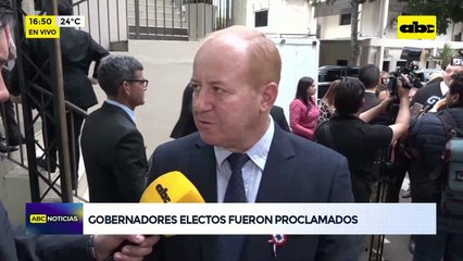 Video: Gobernadores electos fueron proclamados