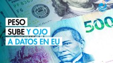 Peso mexicano avanza mientras el mercado aguarda datos de EU