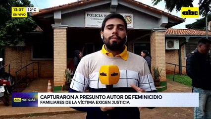 Itapúa: Capturaron a presunto autor de feminicidio