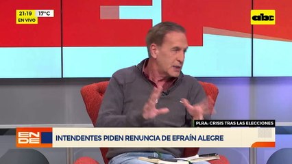 Video: Intendentes liberales piden renuncia de Efraín Alegre