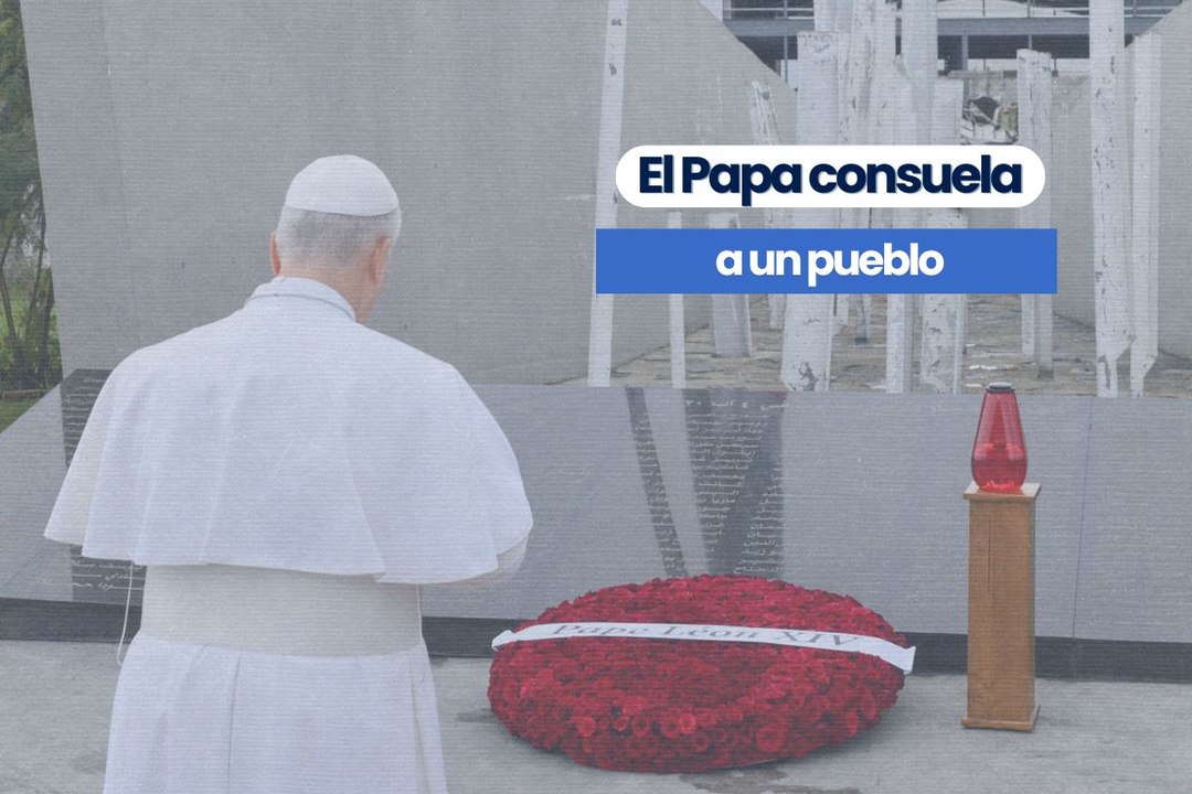 El Papa consuela a un pueblo