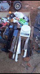 Asaltafarmacias: evidencias incautadas en Cateura