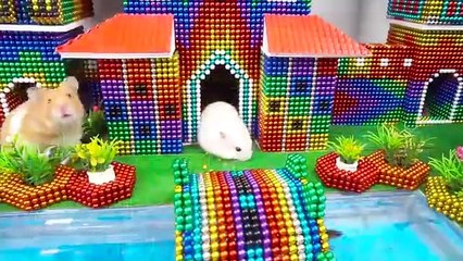 DIY Satisfying Magnet Balls - Build Seaport Has Towers & City Gate By The Coast With Magnetic Balls